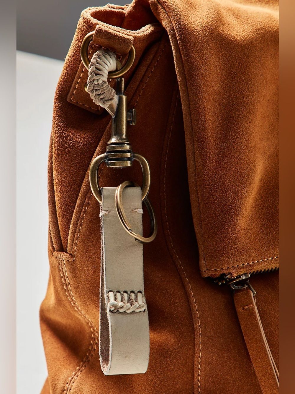 New Free People We The Free Wrap Around Keychain